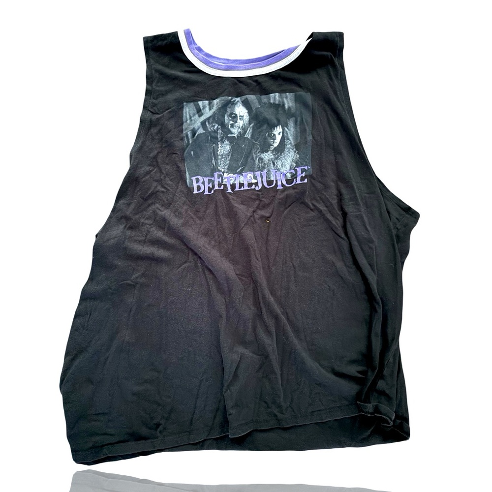 Beetlejuice HOT Topic Exclusive Womens Tank Top: Size 5: Vintage Style Horror